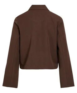 Dames blouse bruin