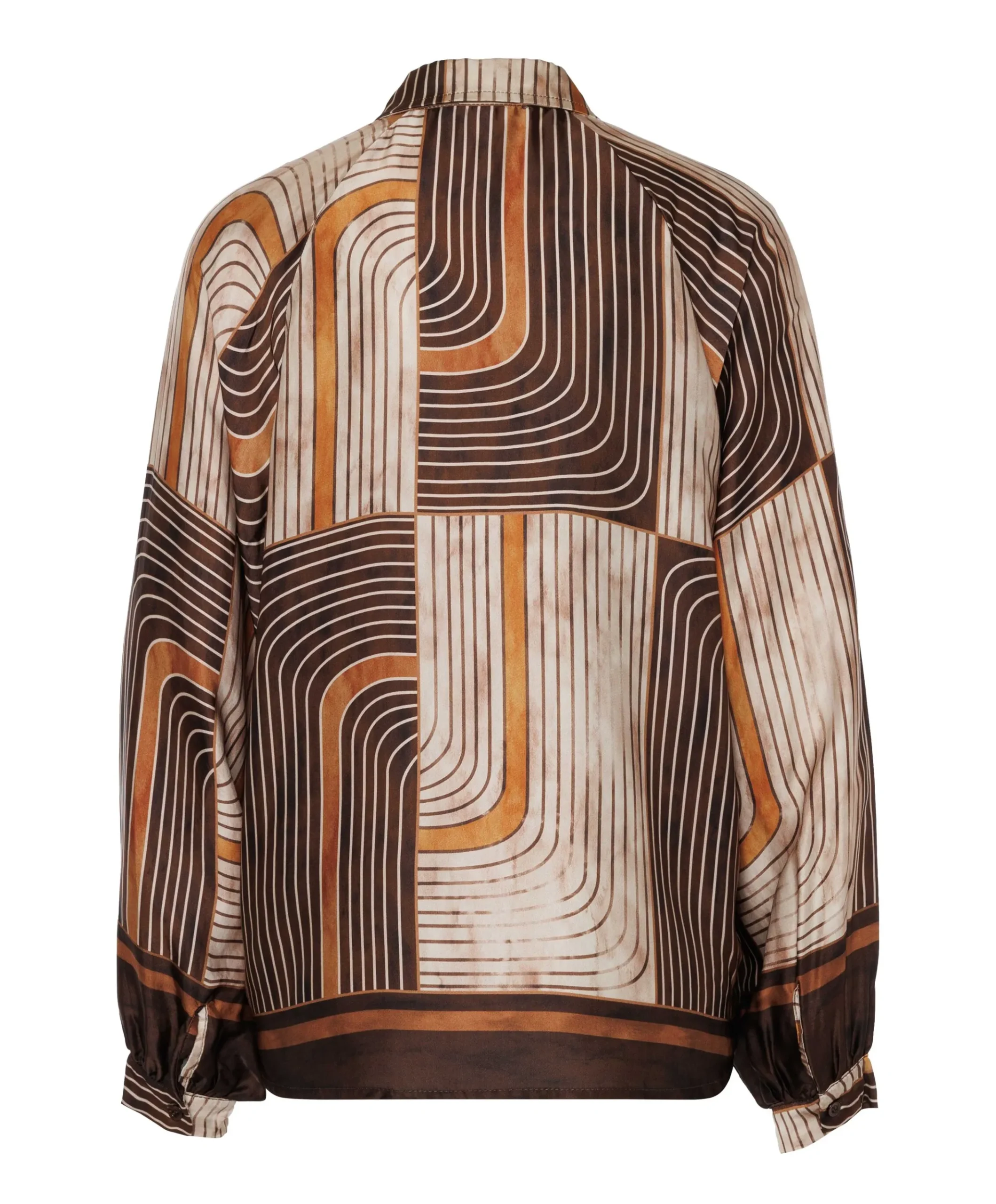Dames blouse bruin
