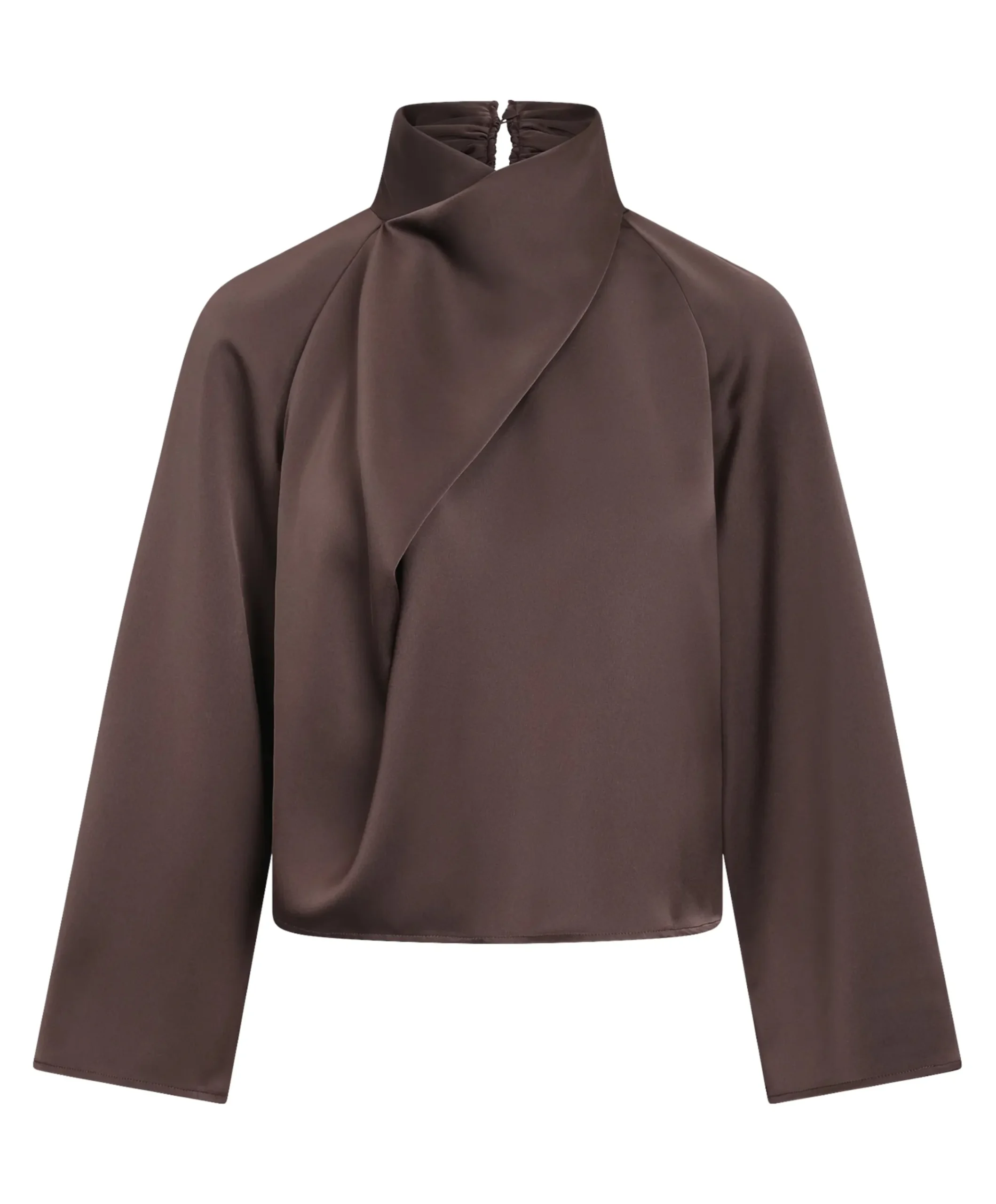 Dames blouse bruin