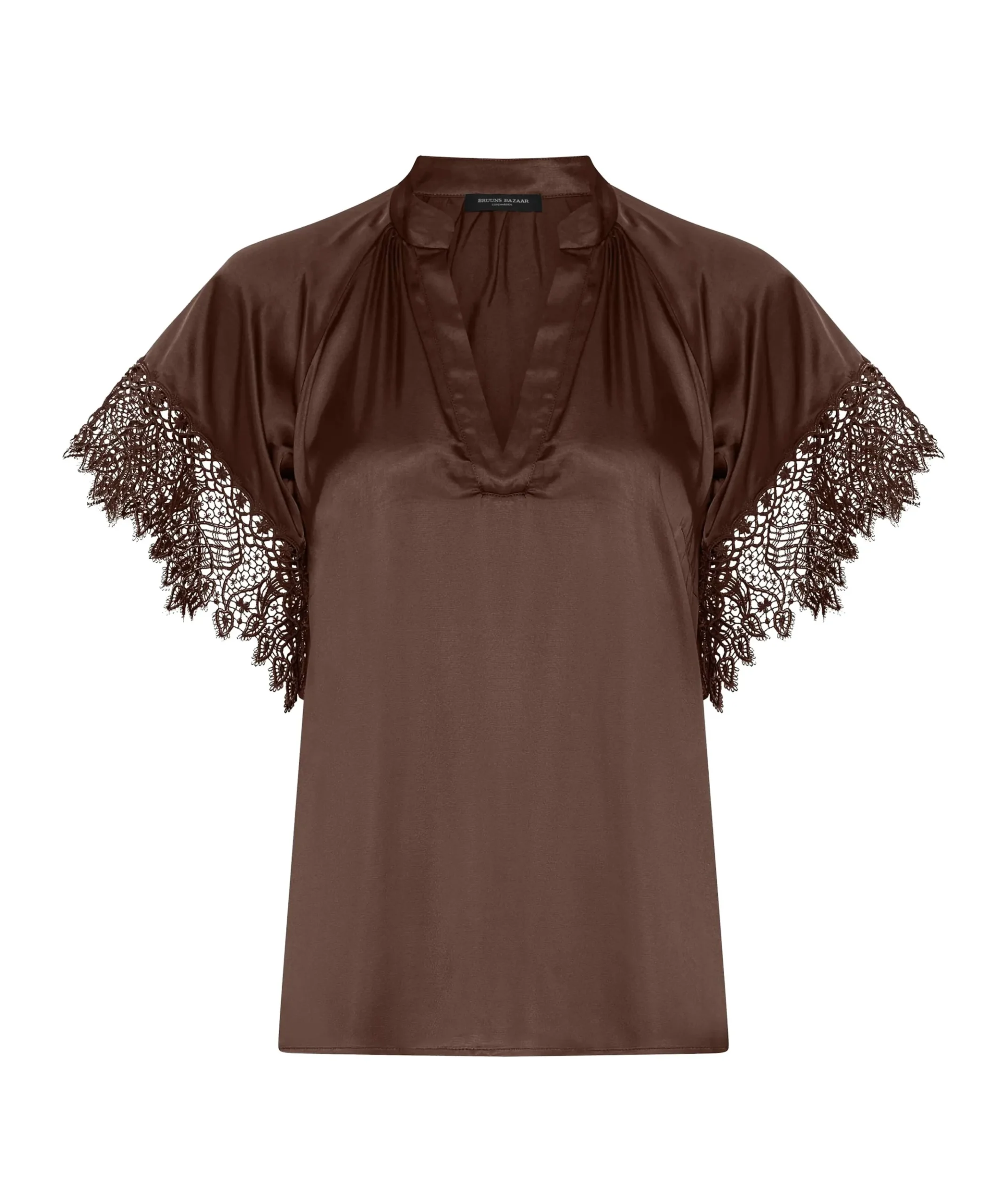 Dames blouse bruin