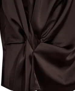 Dames blouse bruin