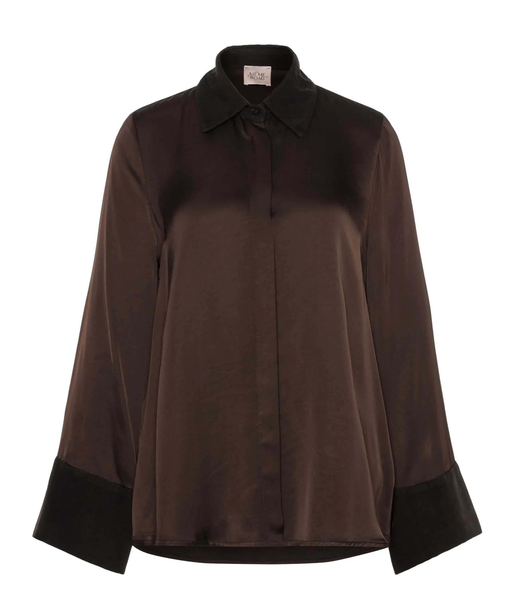 Dames blouse bruin