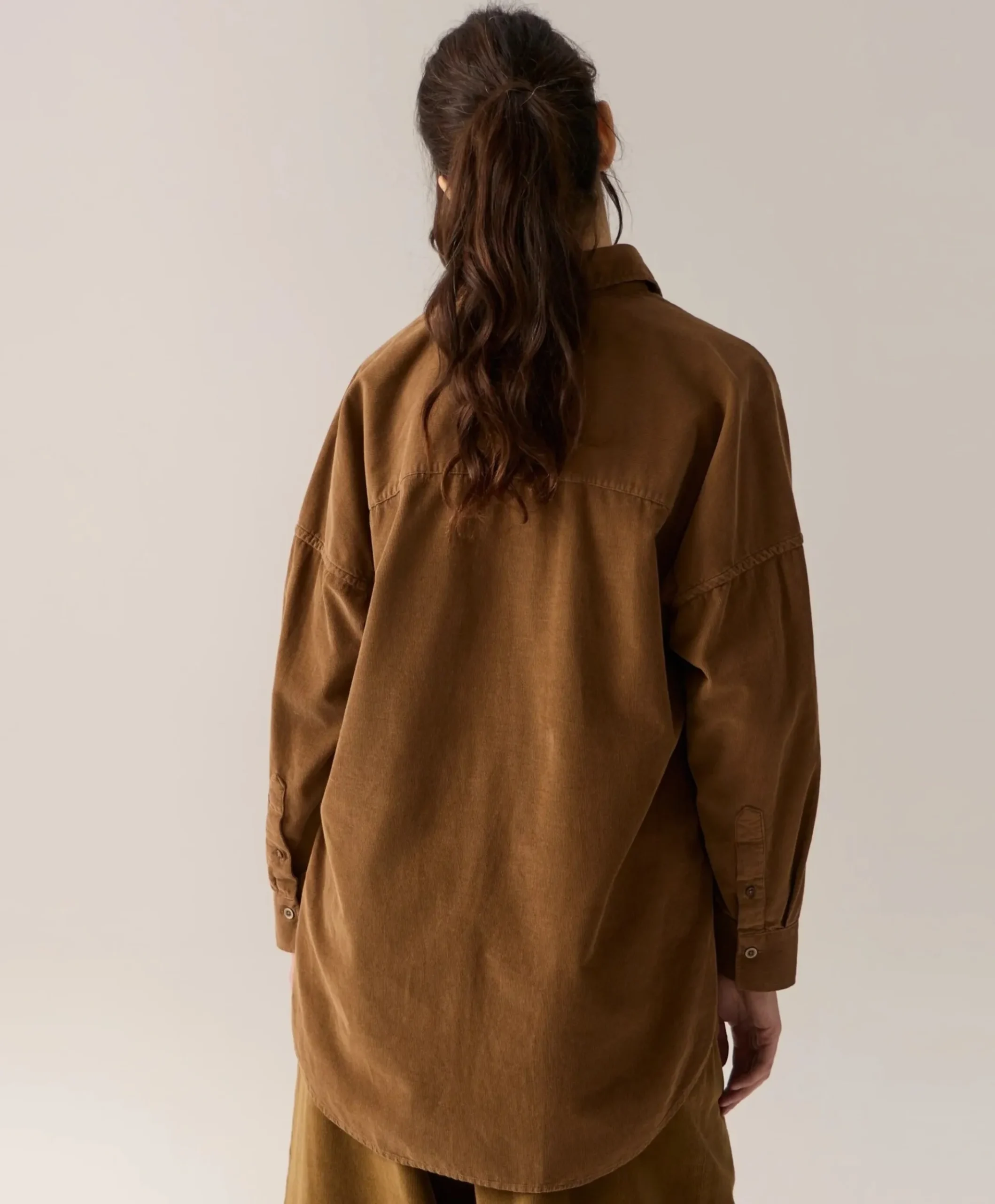 Dames blouse bruin