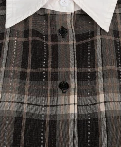 Dames blouse bruin
