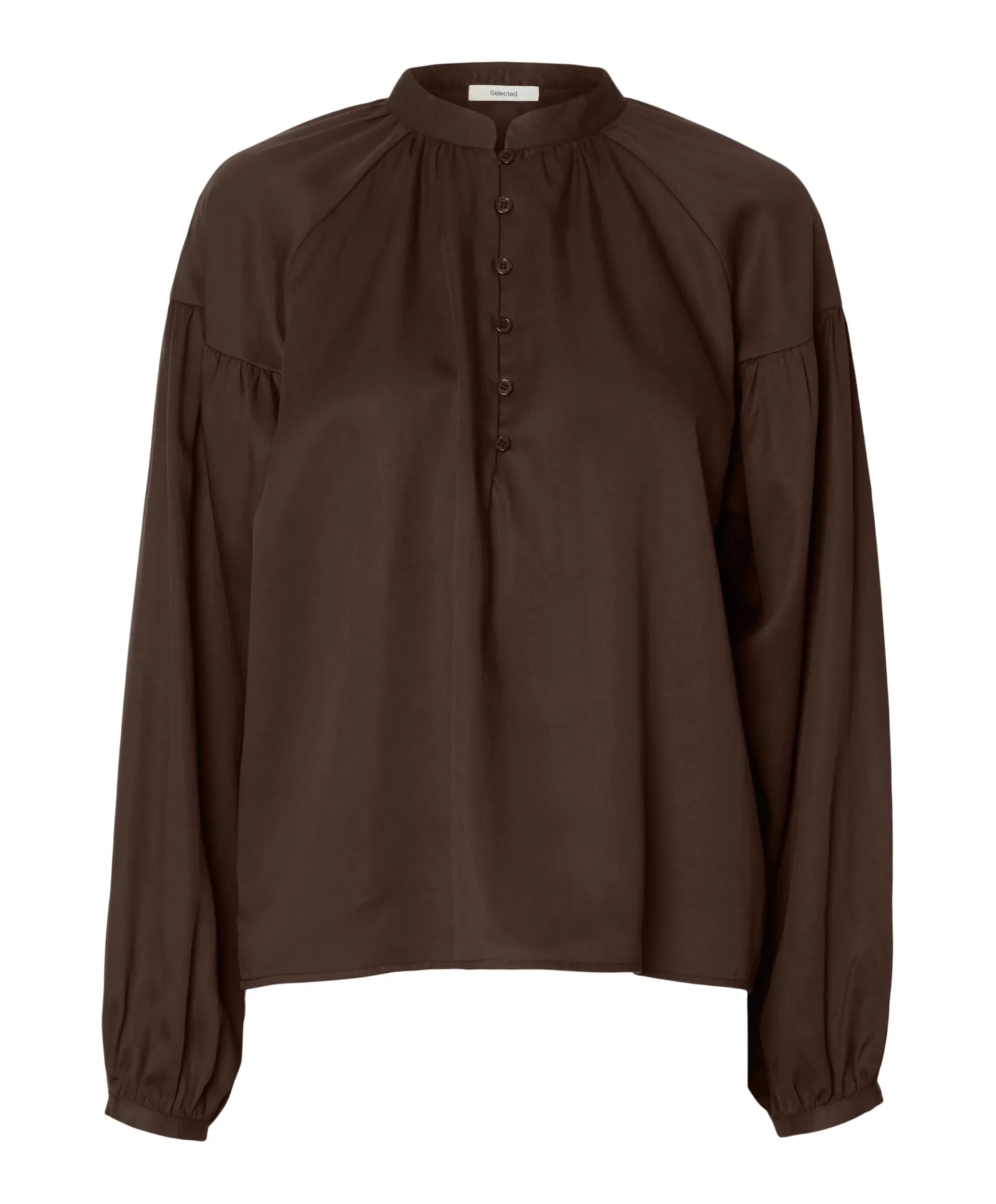 Dames blouse bruin