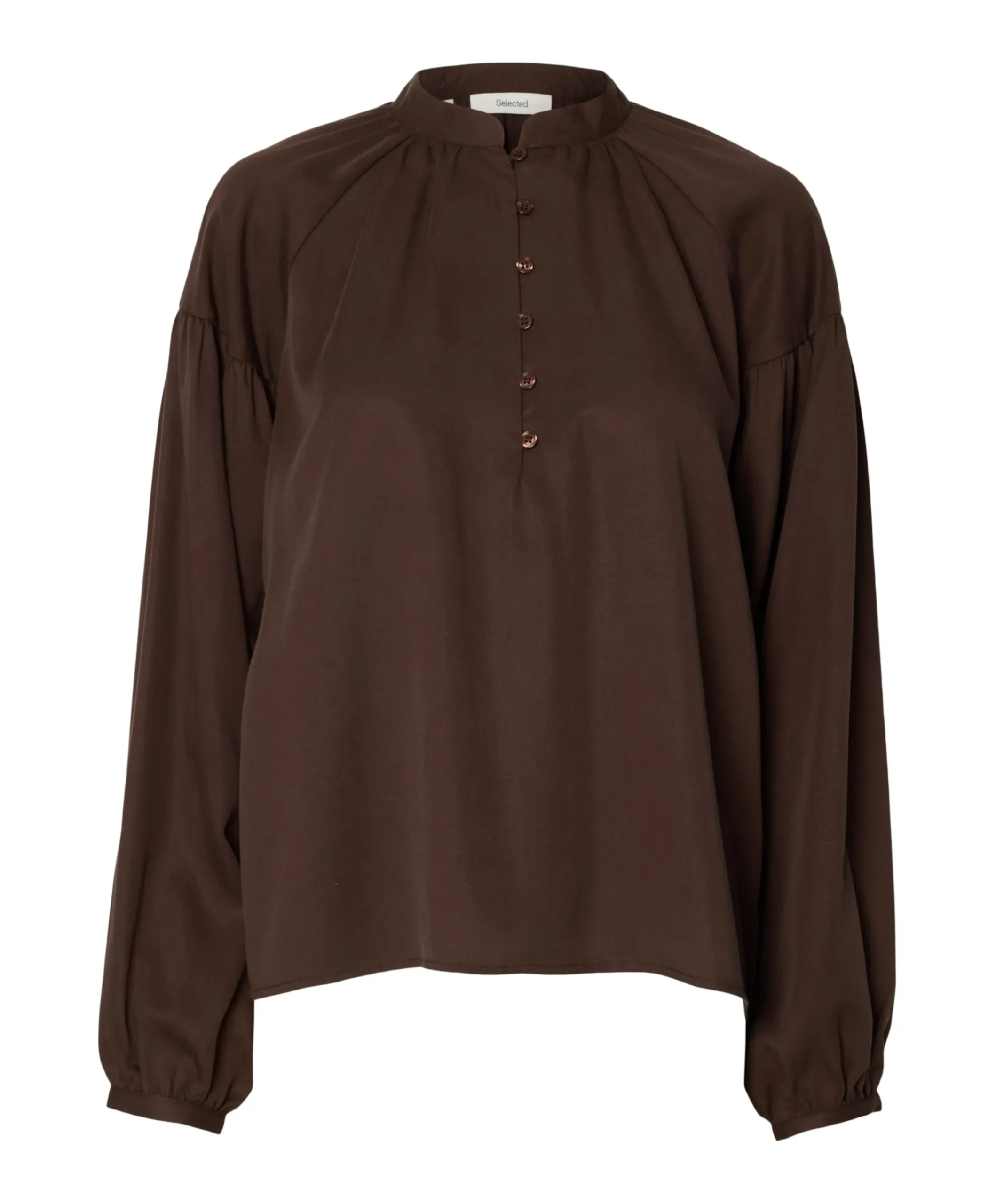 Dames blouse bruin