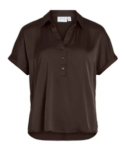 Dames blouse bruin