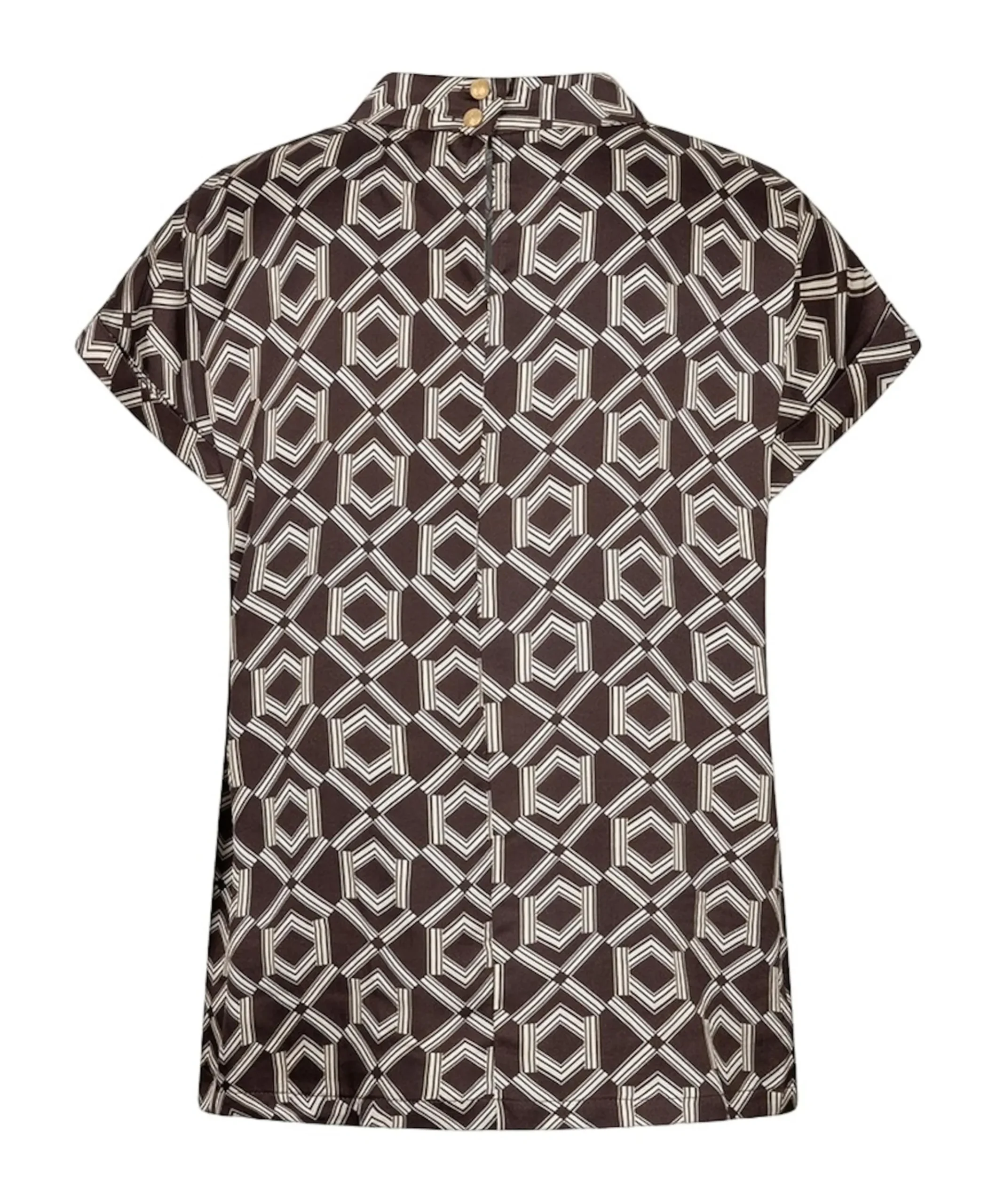Dames blouse bruin