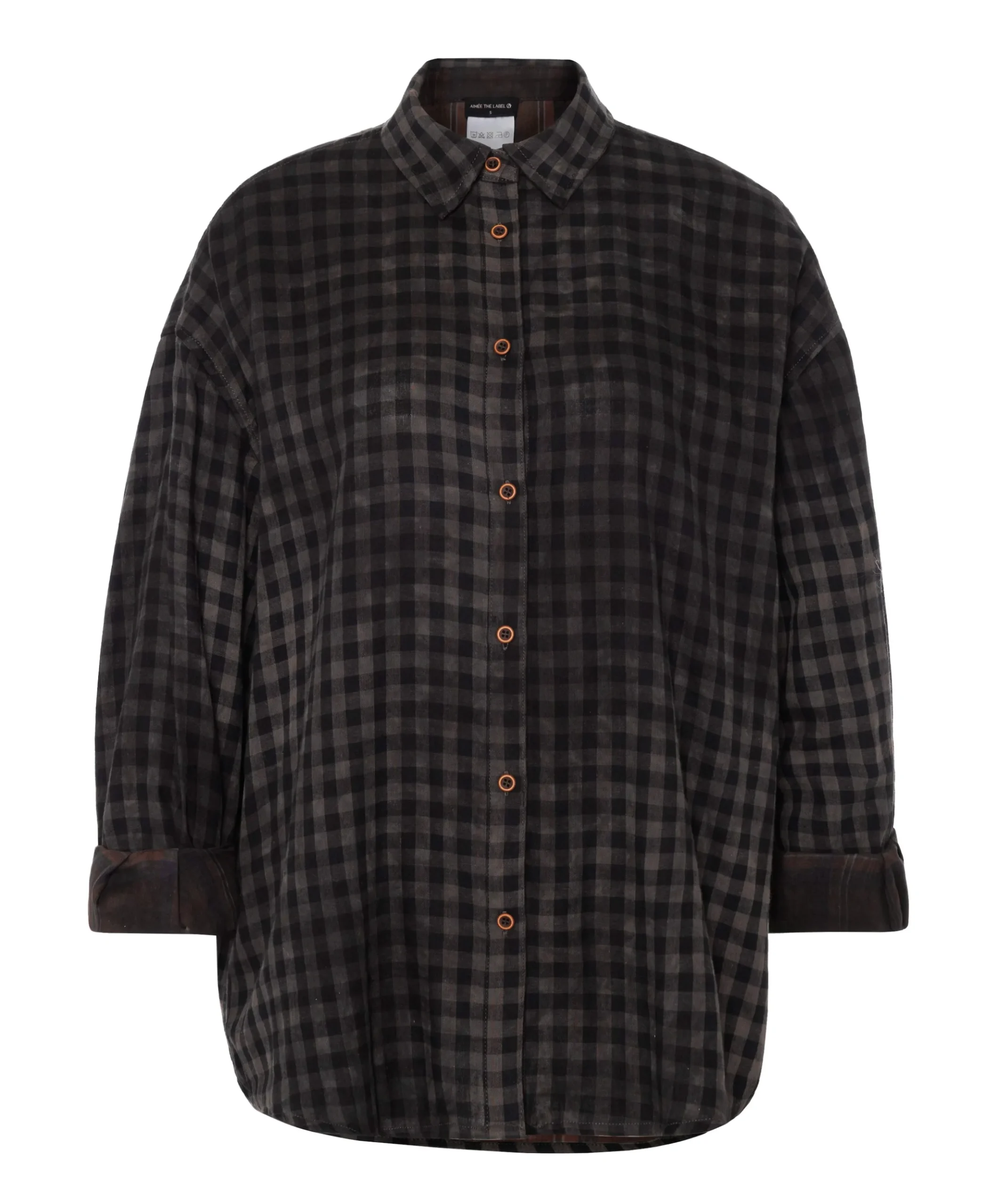 Dames blouse bruin