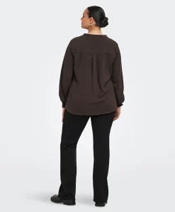 Dames blouse bruin