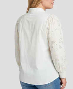 Dames blouse ecru