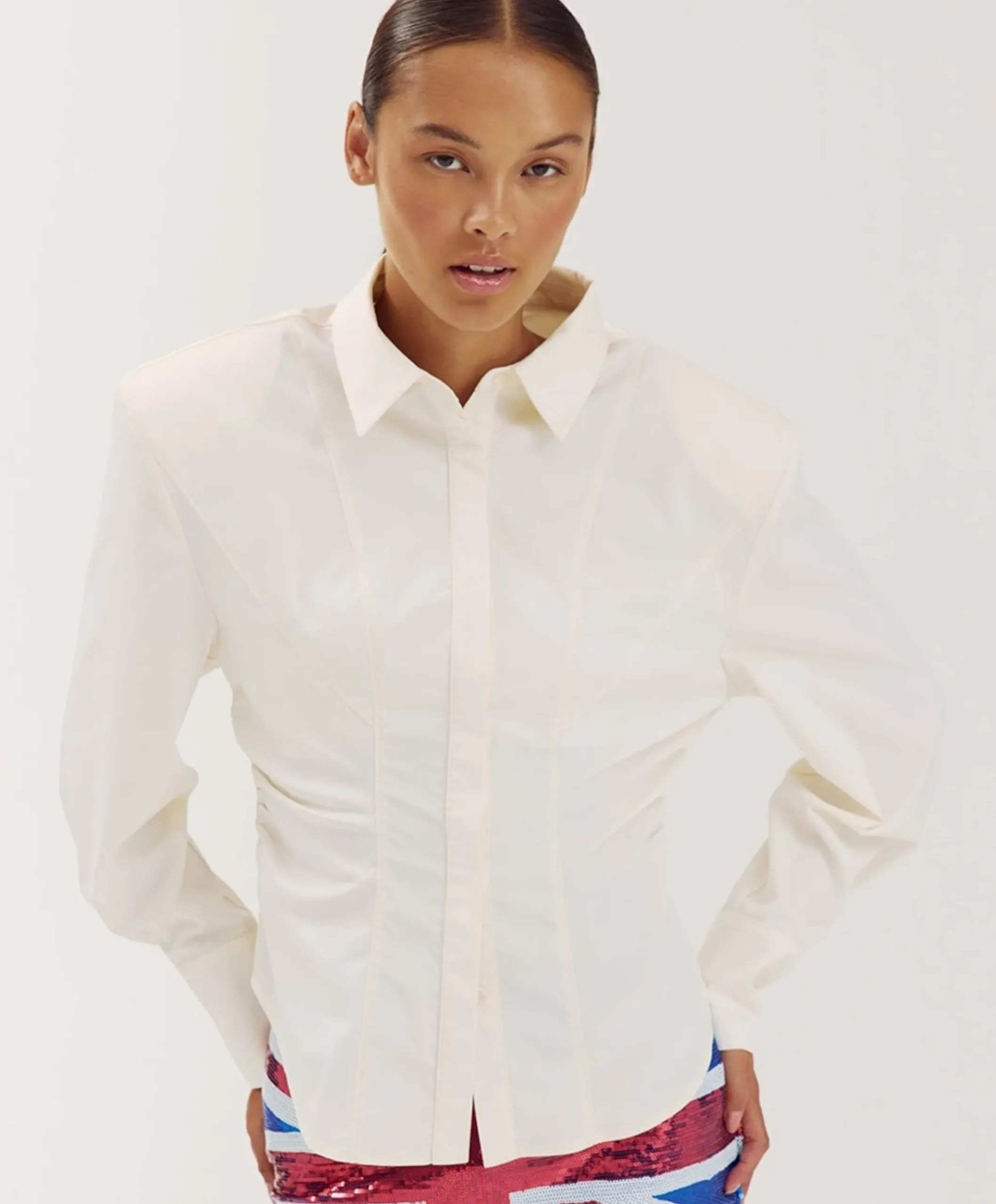 Dames blouse ecru