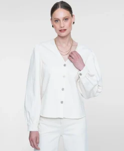 Dames blouse ecru
