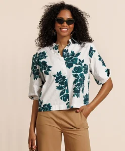Dames blouse ecru