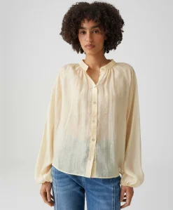 Dames blouse geel