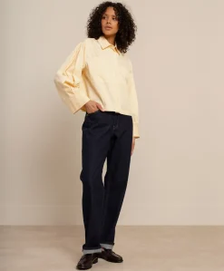 Dames blouse geel