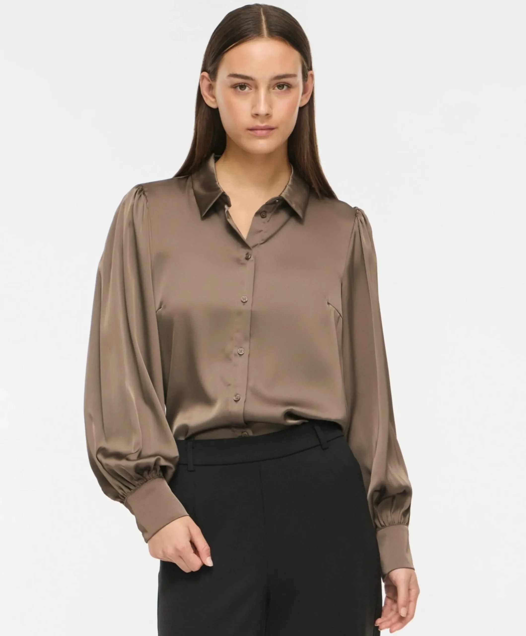 Dames blouse grijs