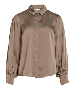 Dames blouse grijs
