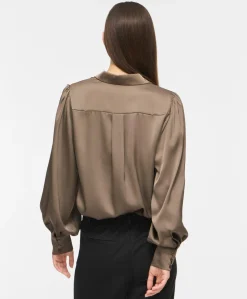 Dames blouse grijs