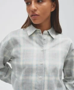 Dames blouse grijs