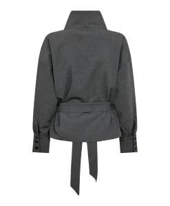 Dames blouse grijs