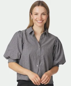 Dames blouse grijs