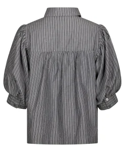 Dames blouse grijs