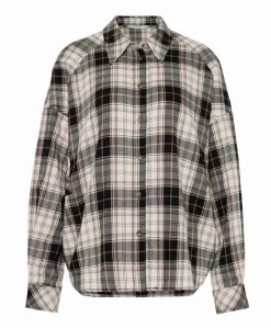 Dames blouse grijs