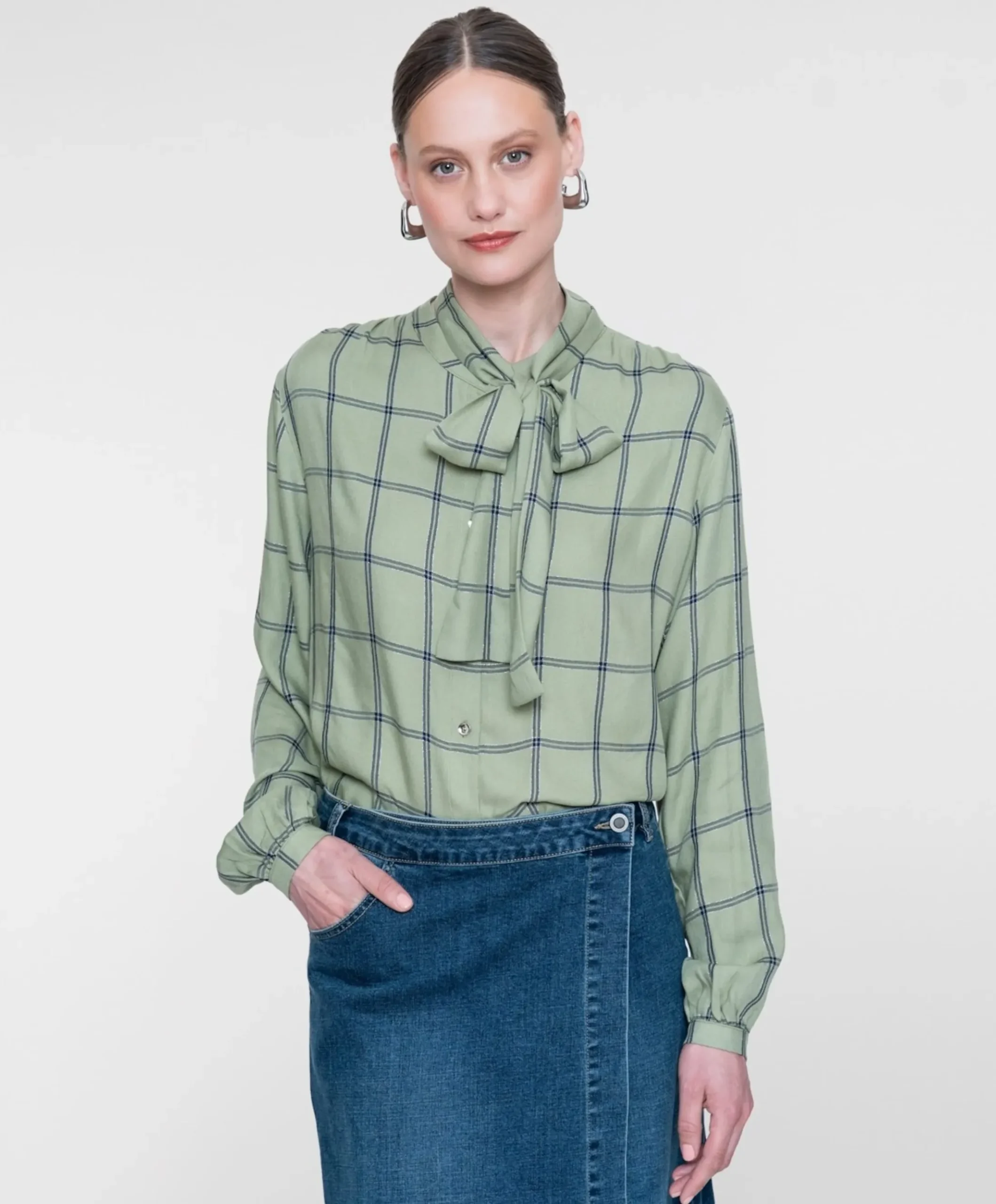 Dames blouse groen