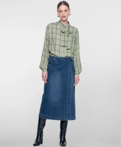 Dames blouse groen