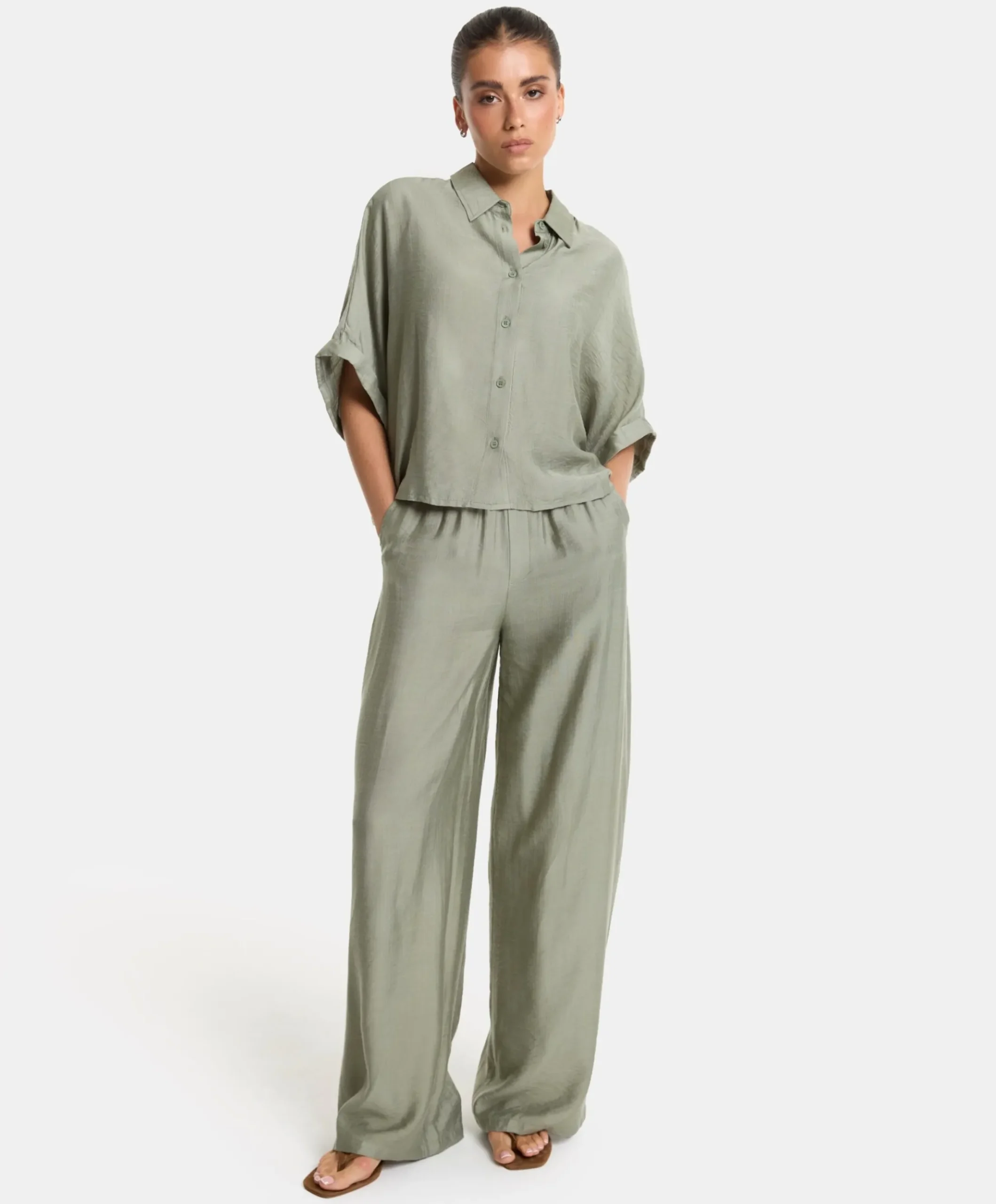 Dames blouse groen