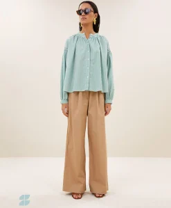 Dames blouse groen