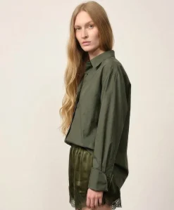 Dames blouse groen
