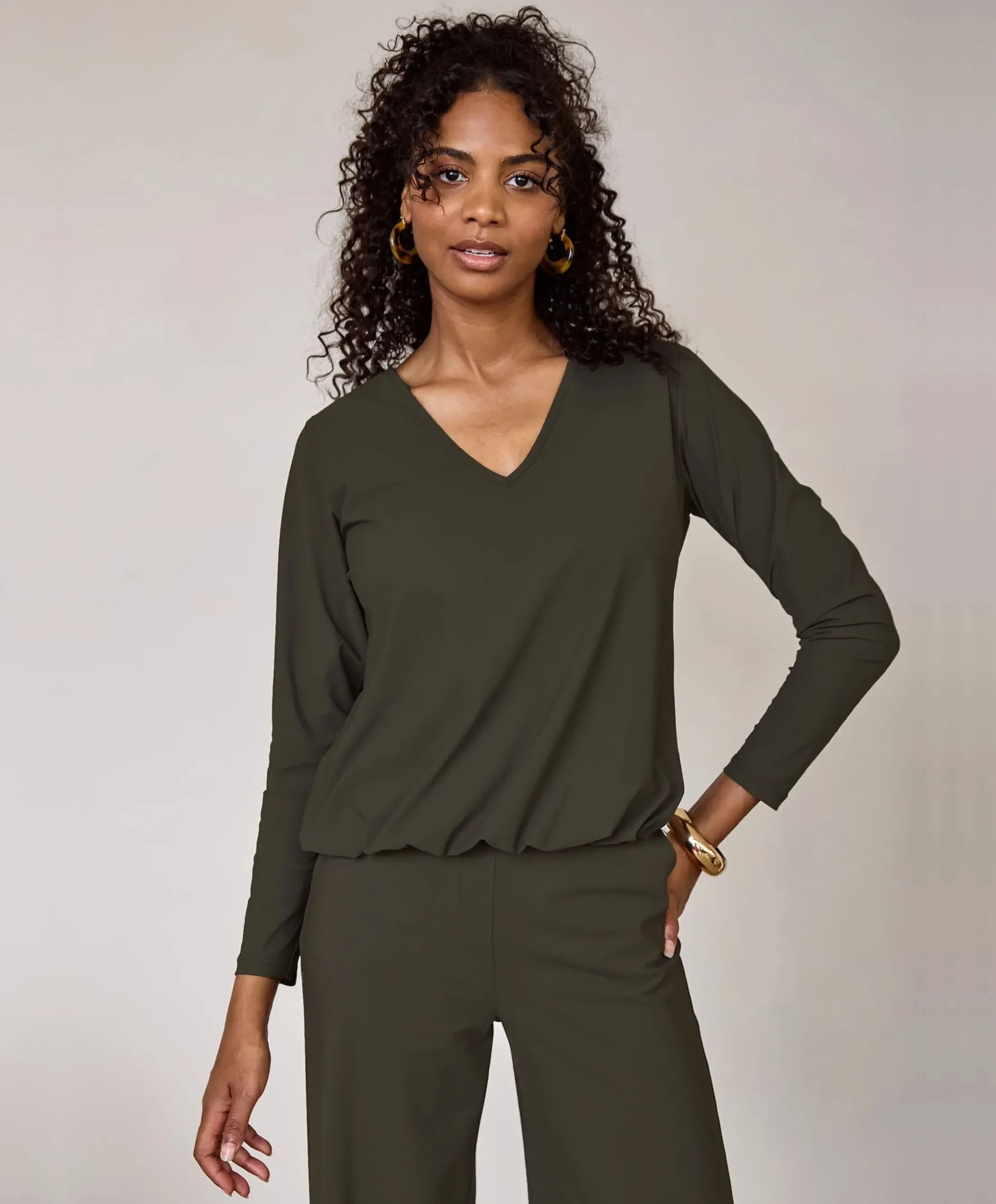 Dames blouse groen