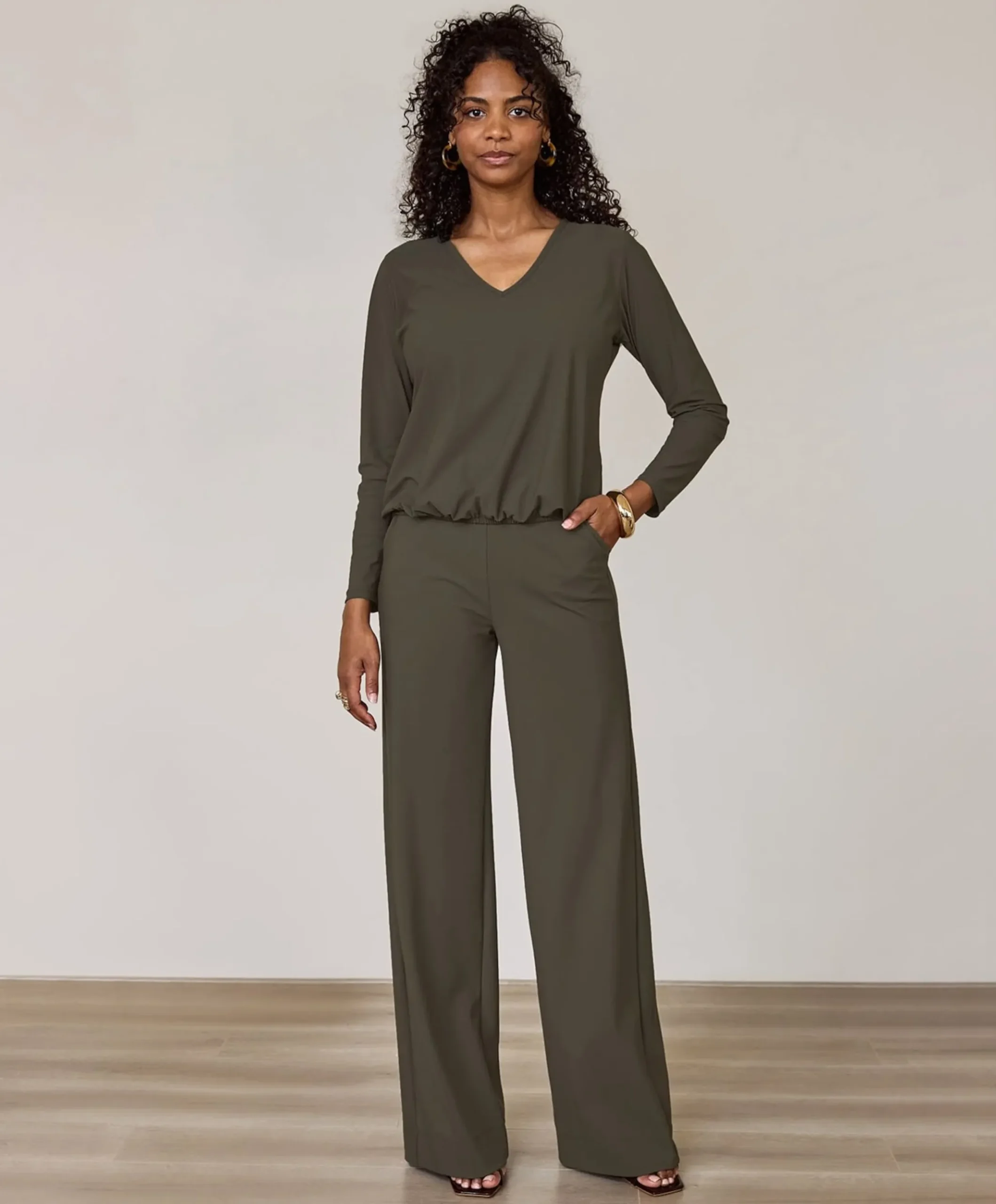 Dames blouse groen