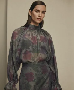 Dames blouse groen