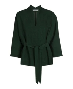 Dames blouse groen