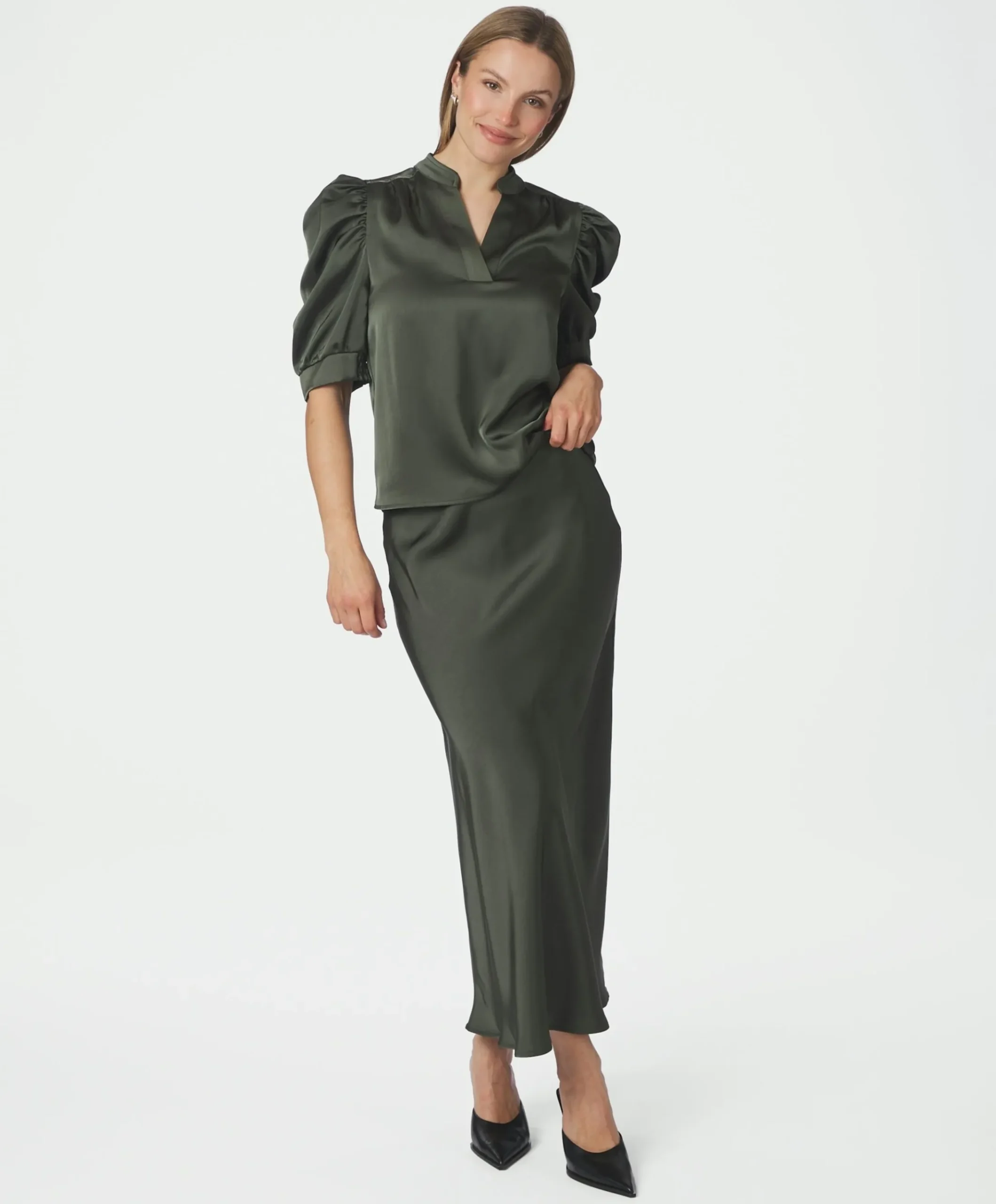 Dames blouse groen