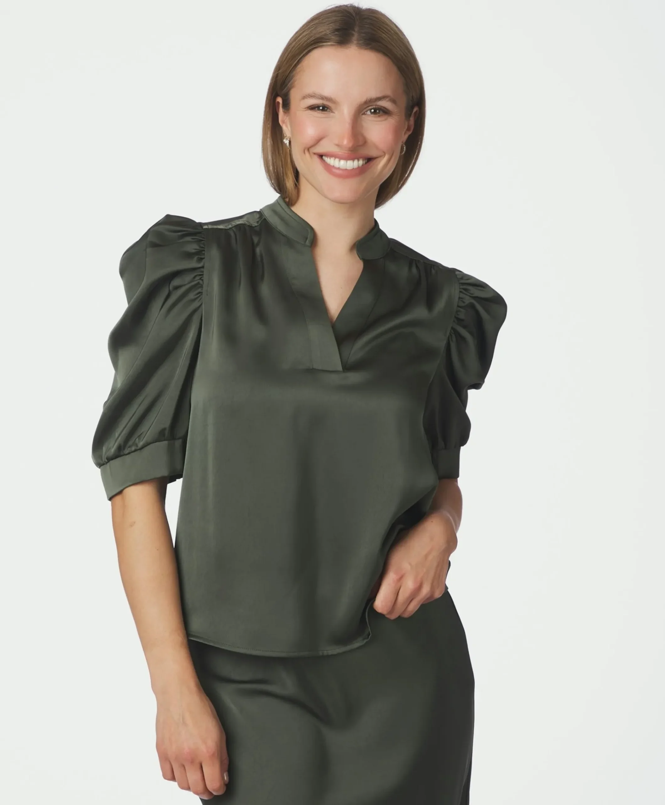 Dames blouse groen