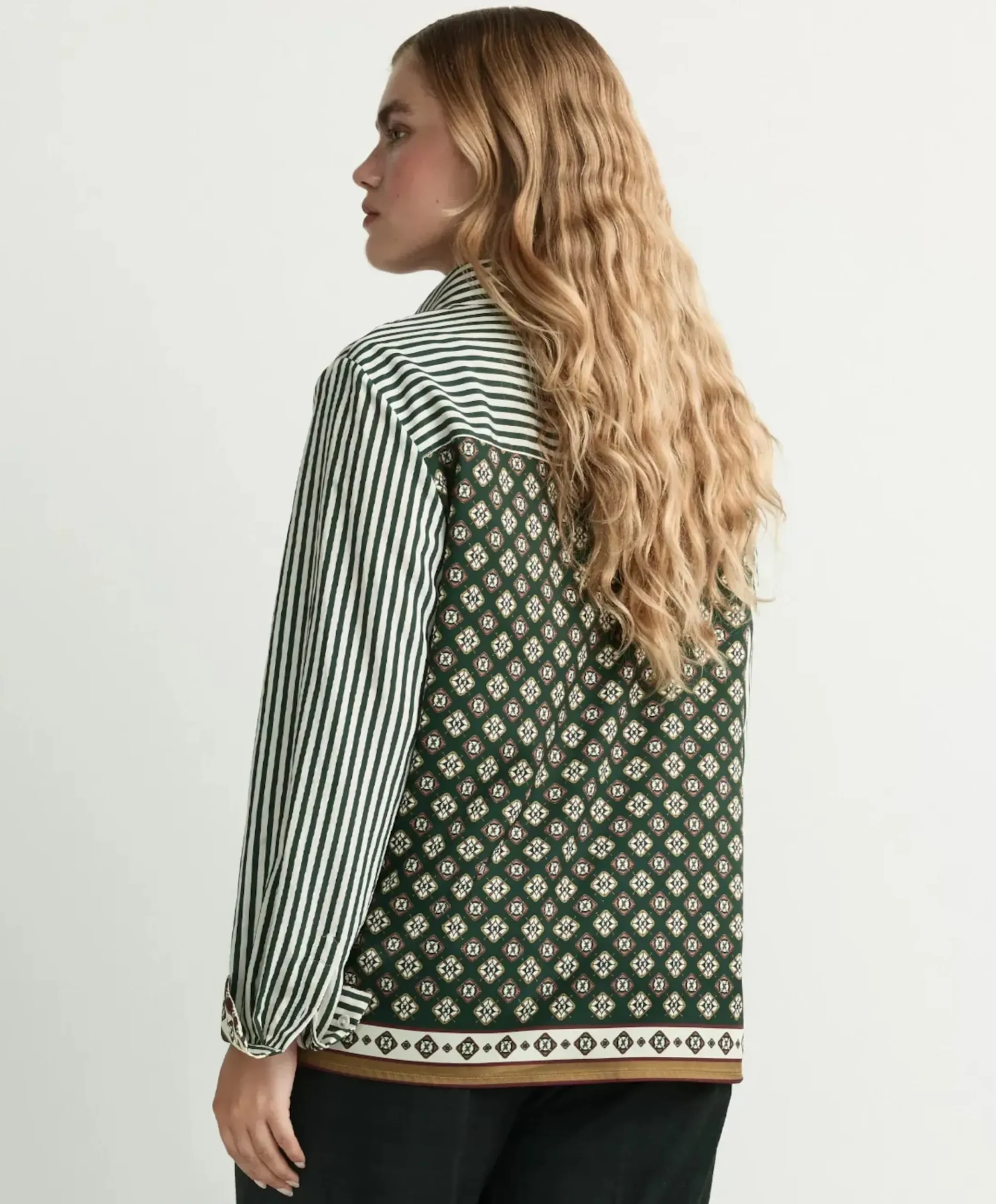 Dames blouse groen