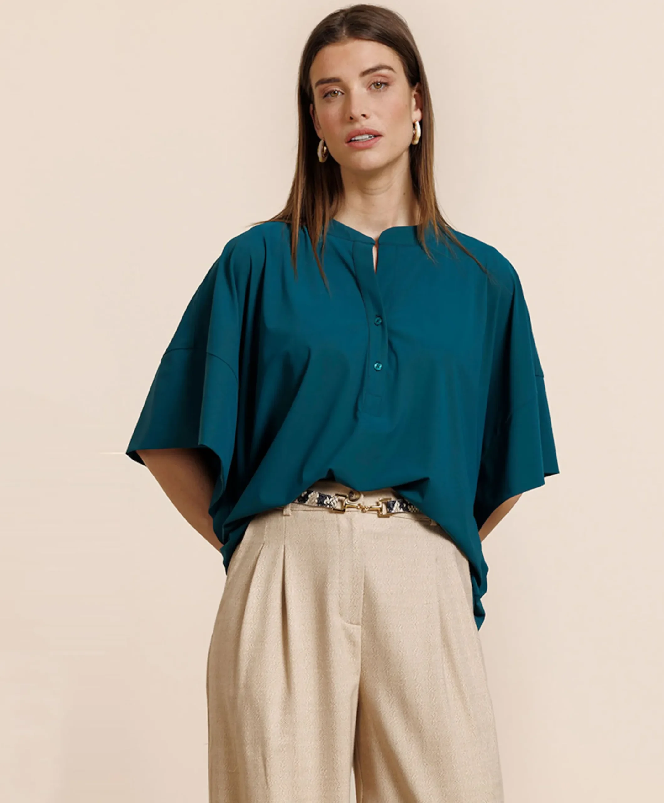 Dames blouse groen