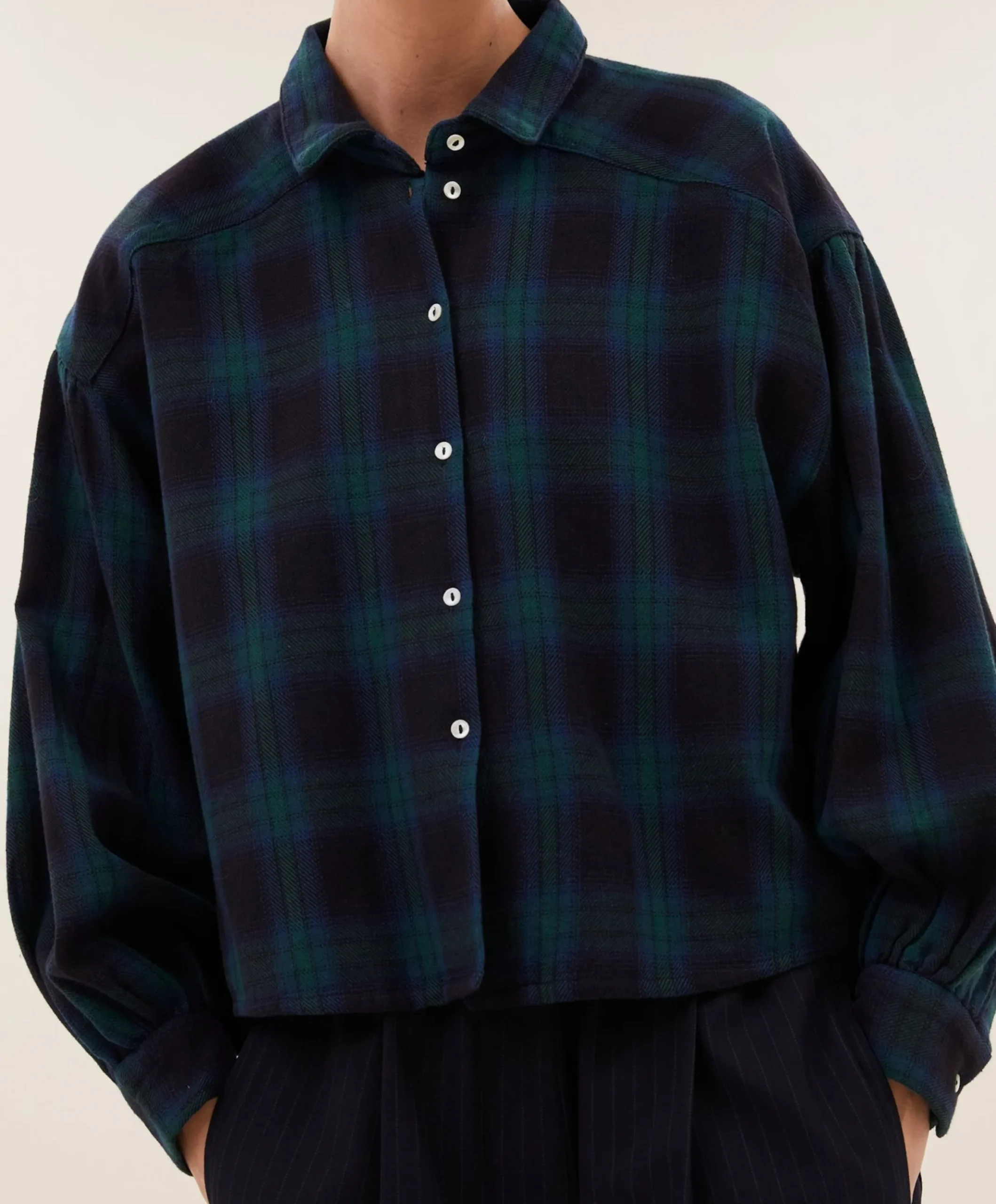 Dames blouse groen