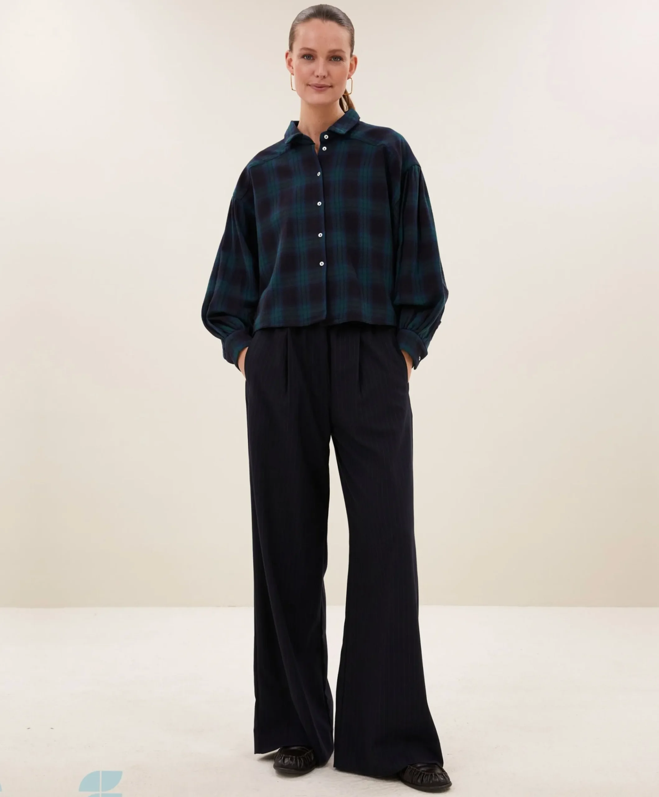 Dames blouse groen