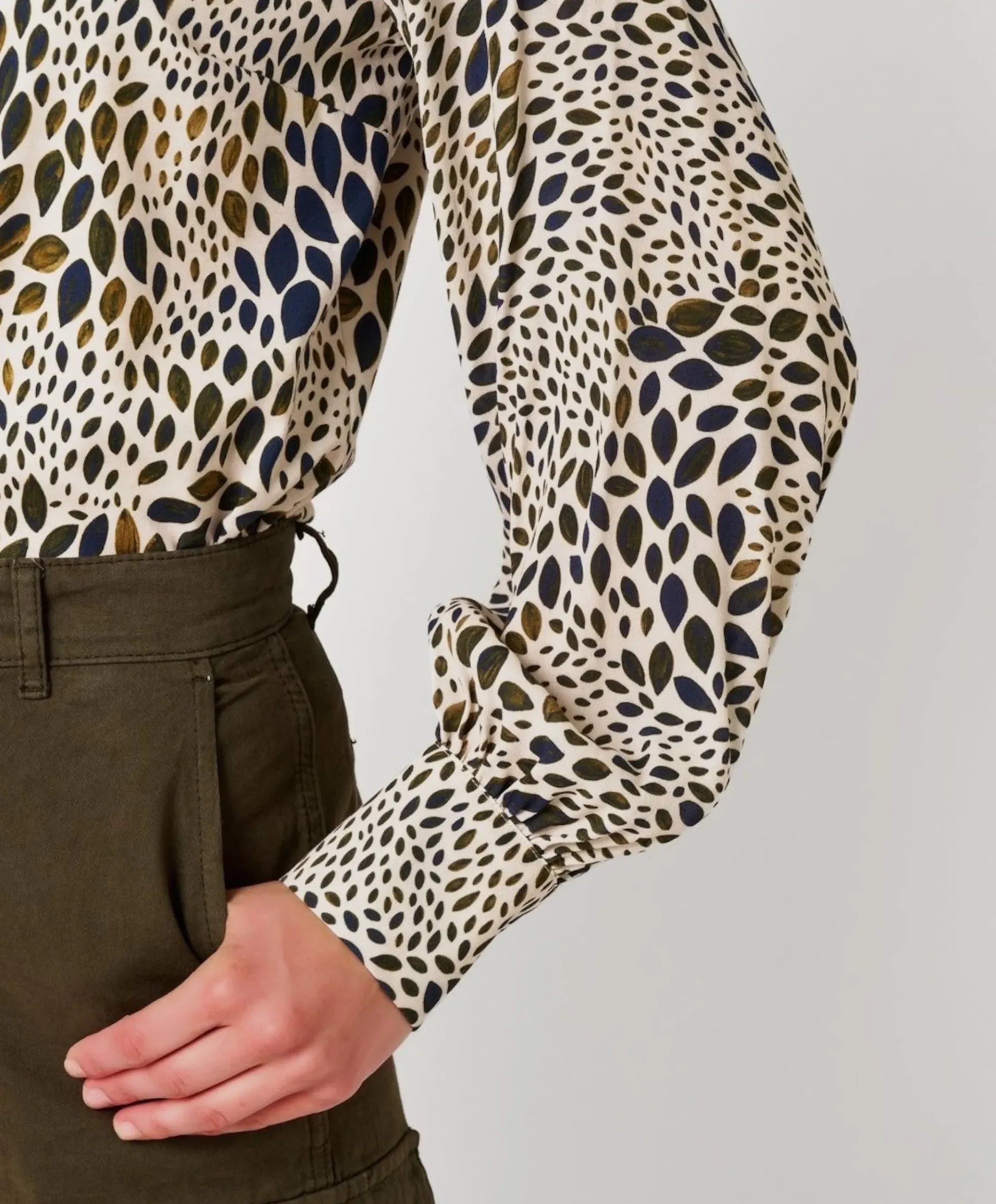 Dames blouse groen