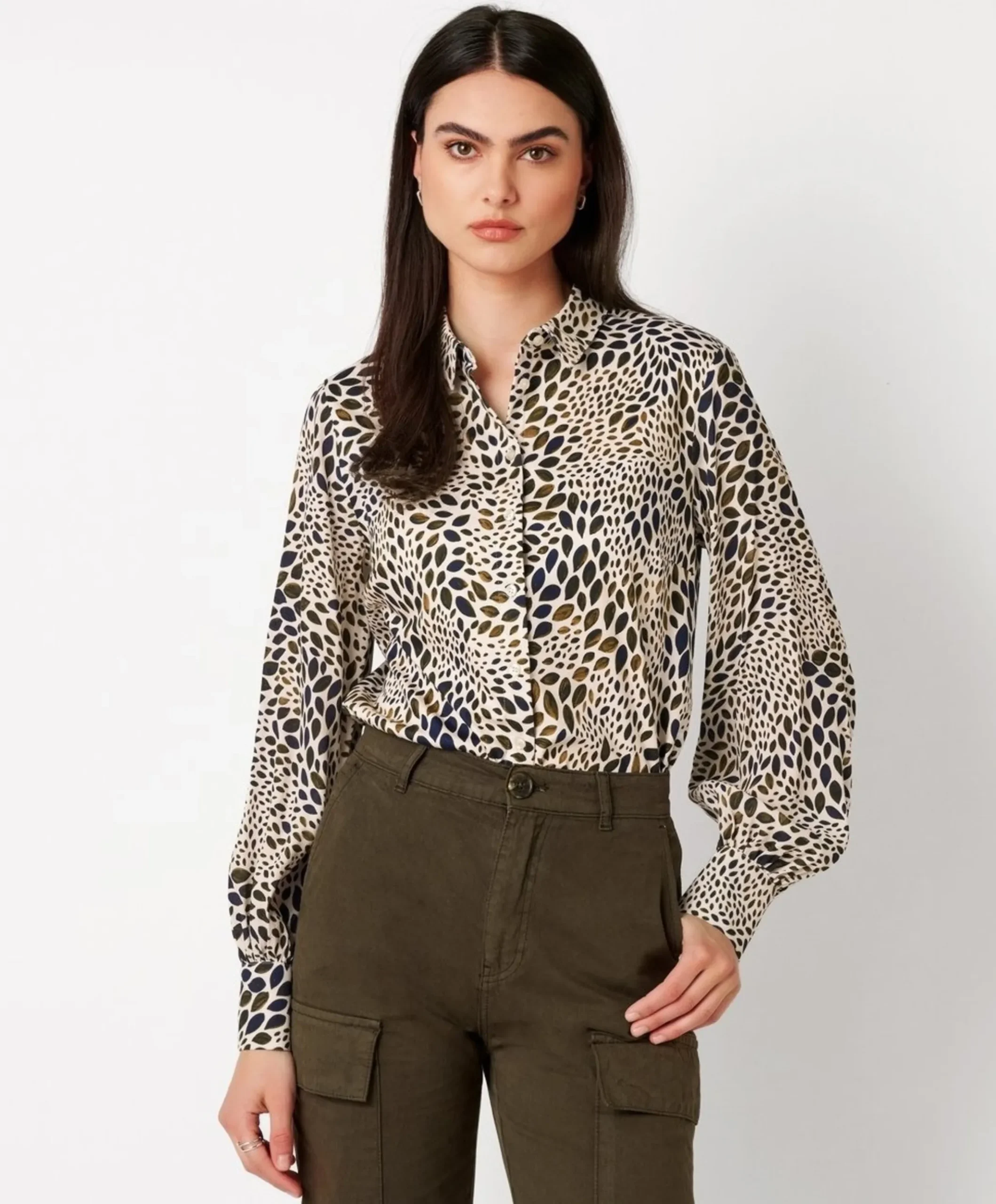 Dames blouse groen