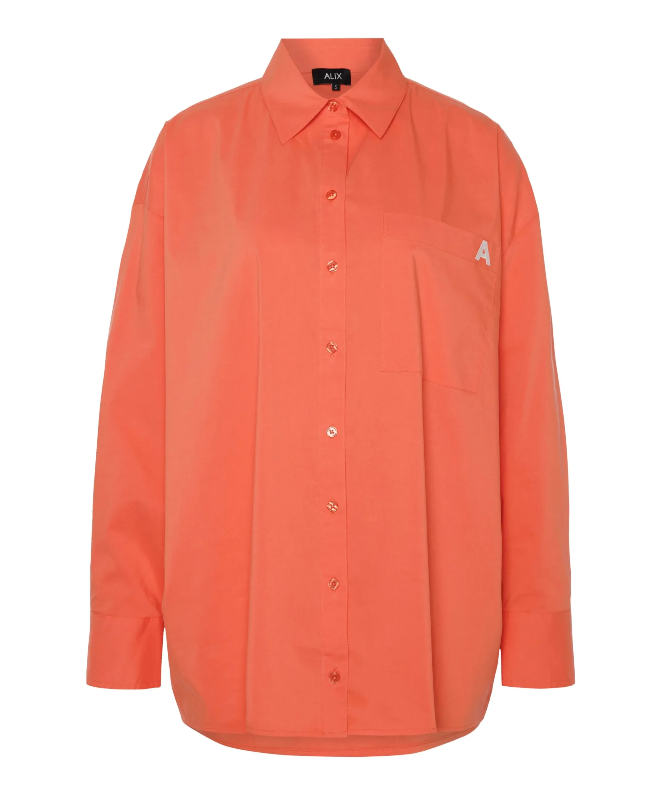 Dames blouse oranje