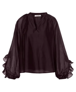 Dames blouse paars