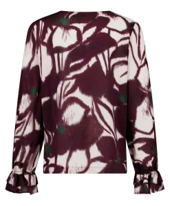 Dames blouse paars