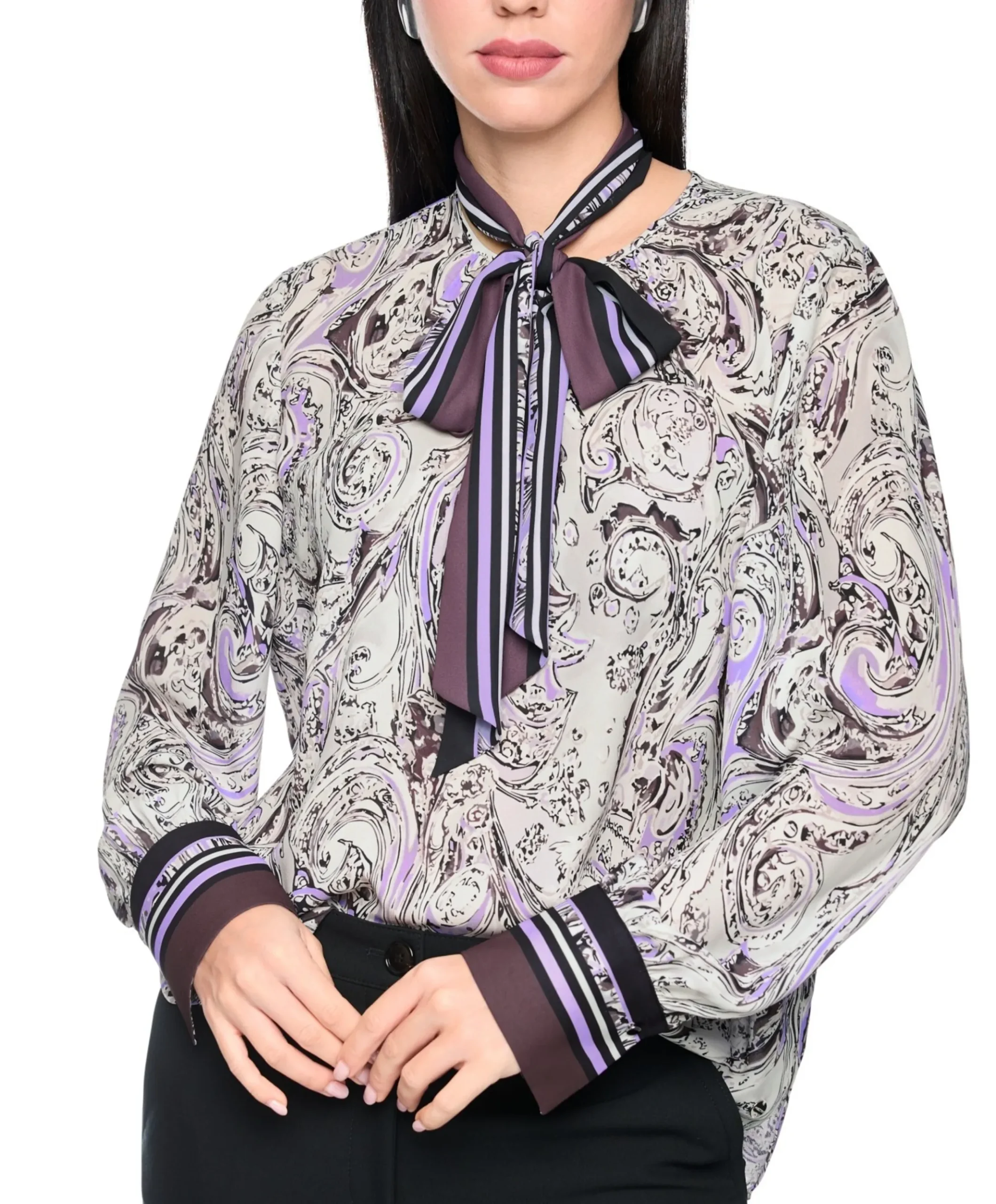 Dames blouse paars