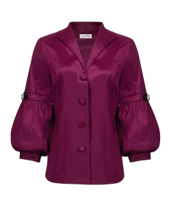 Dames blouse paars